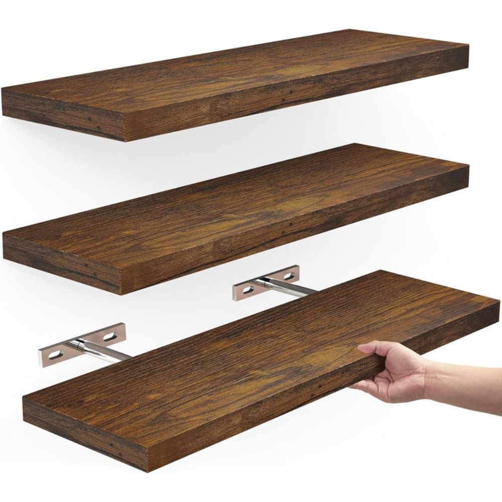 Shelf Bracket Pair - Ahşap asılı depolama raf dayanıklı duvara