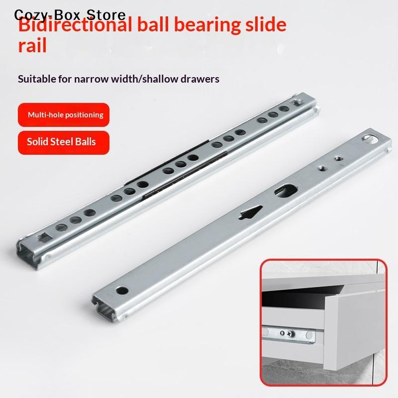 Furniture Rails Hardware - [ZY]2 Adet Mutfak Dolabı Çekmece Rayı