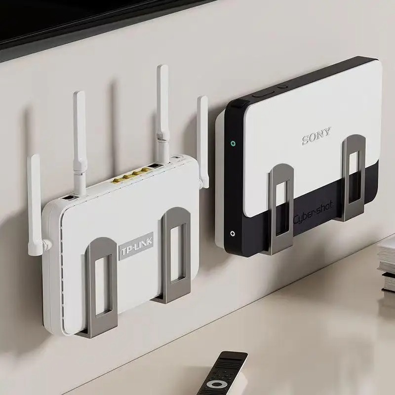Shelf Bracket Pair - Duvara Monte Edilebilir Router ve Set-Top