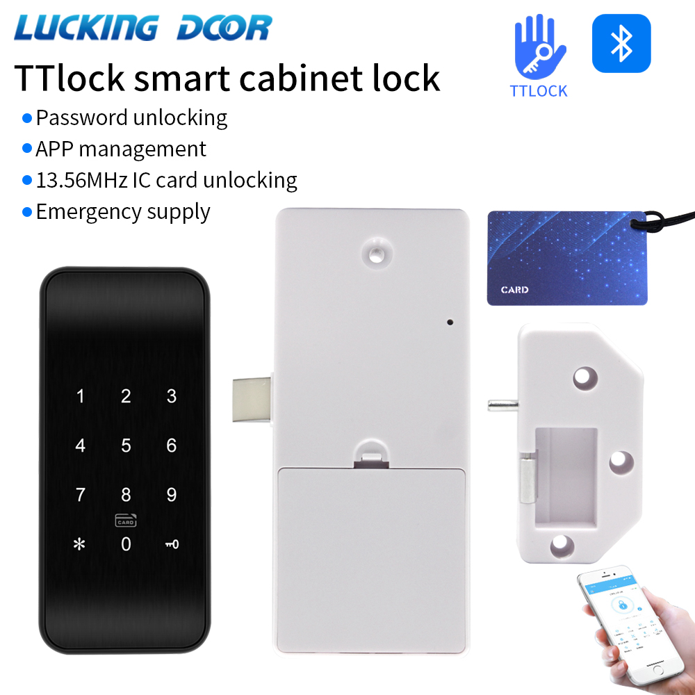 Furniture Interlocking Hardware - TTLOCK 13.56Mhz Parmak İzi Çekmece Kilidi