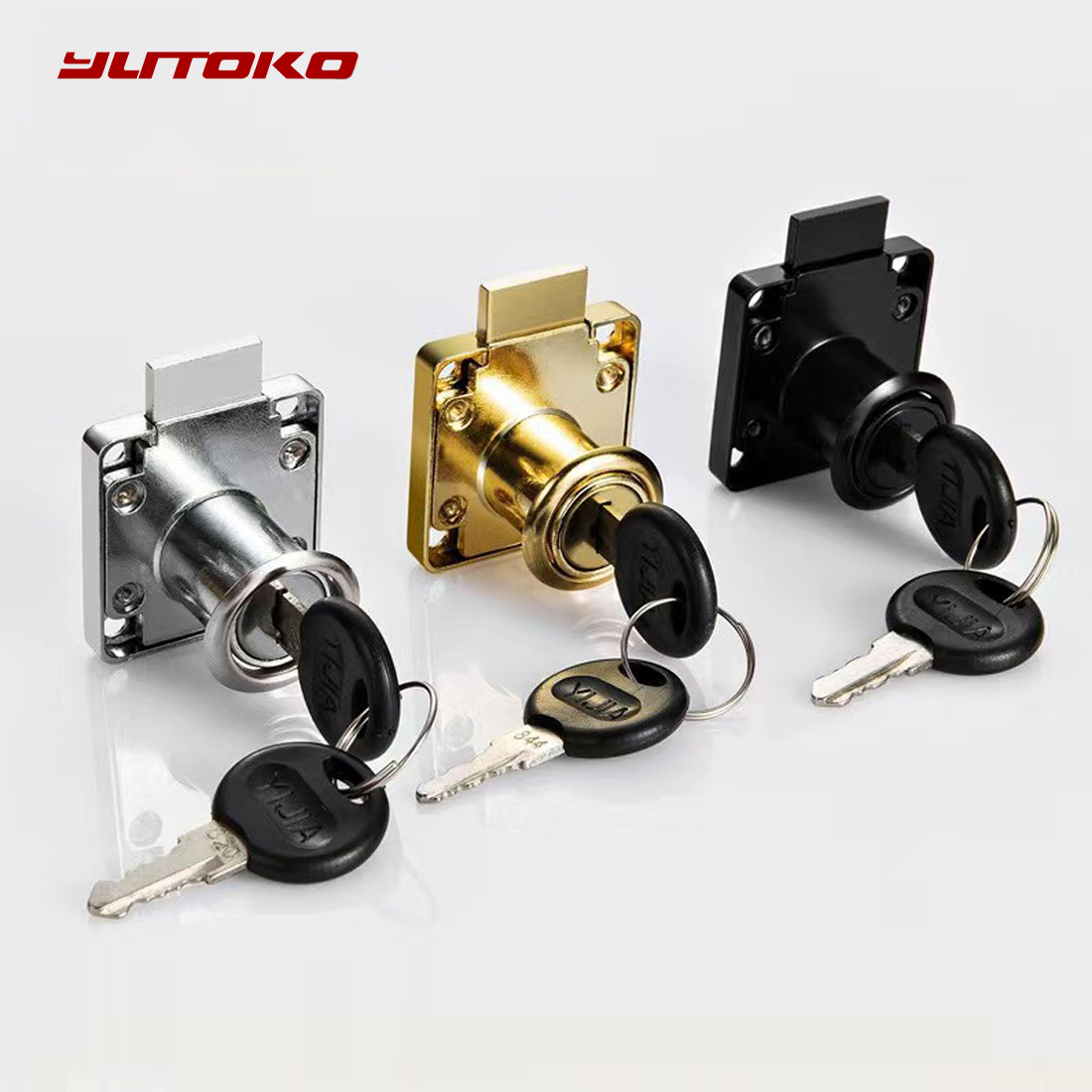 Furniture Interlocking Hardware - Yutoko Yüksek Dereceli Masa Çekmece Kilidi