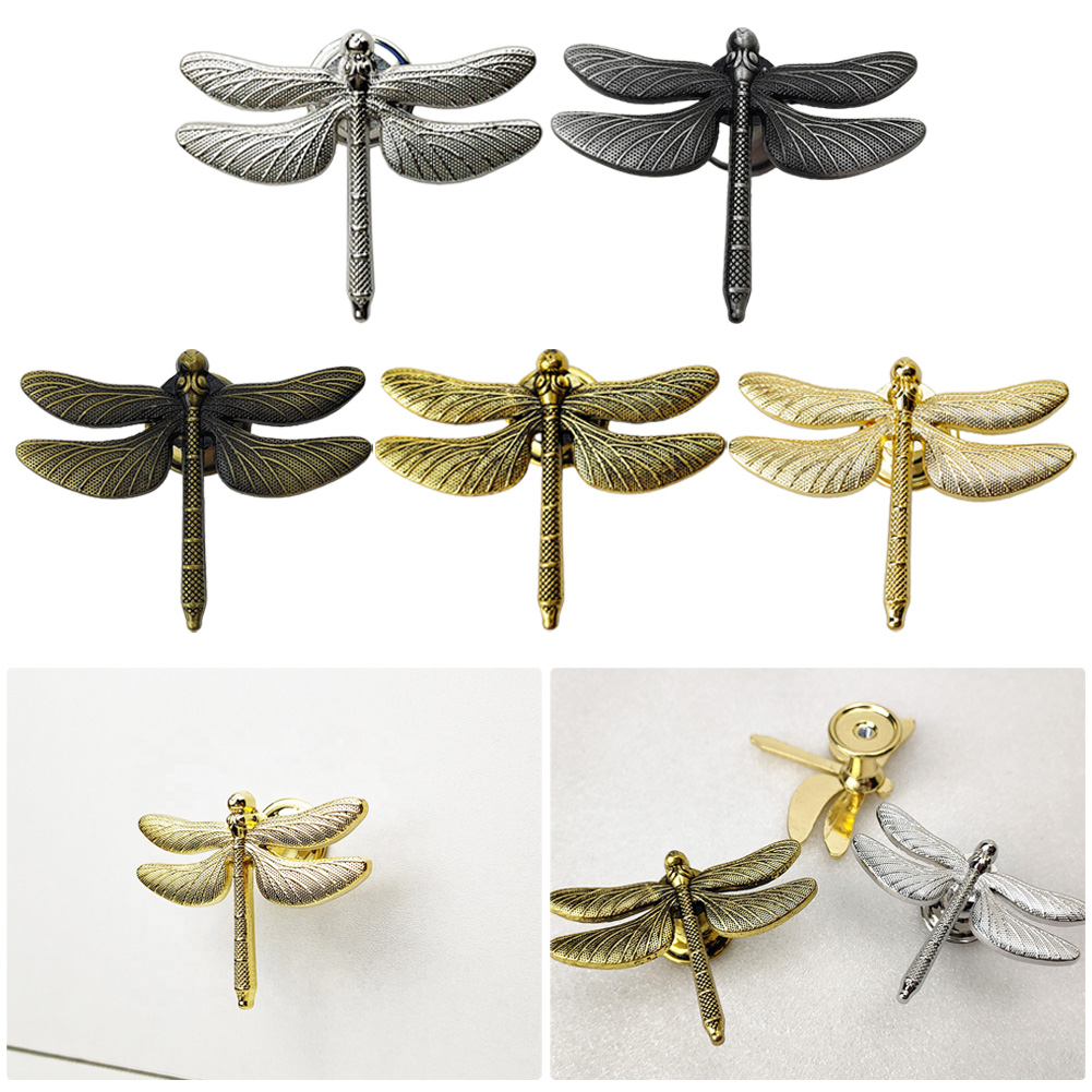 Furniture Hardware Gold - İskandinav altın yusufçuk tek delik pirinç