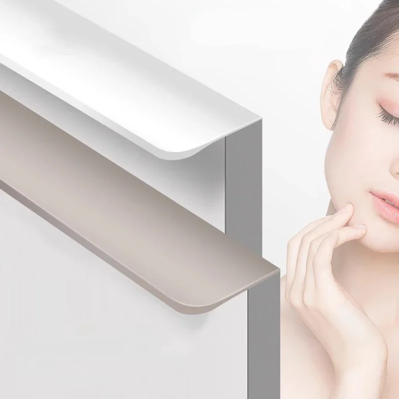 Furniture Hardware China - Kaşmir Gri Saplı Görünmez Deliksiz Dolap