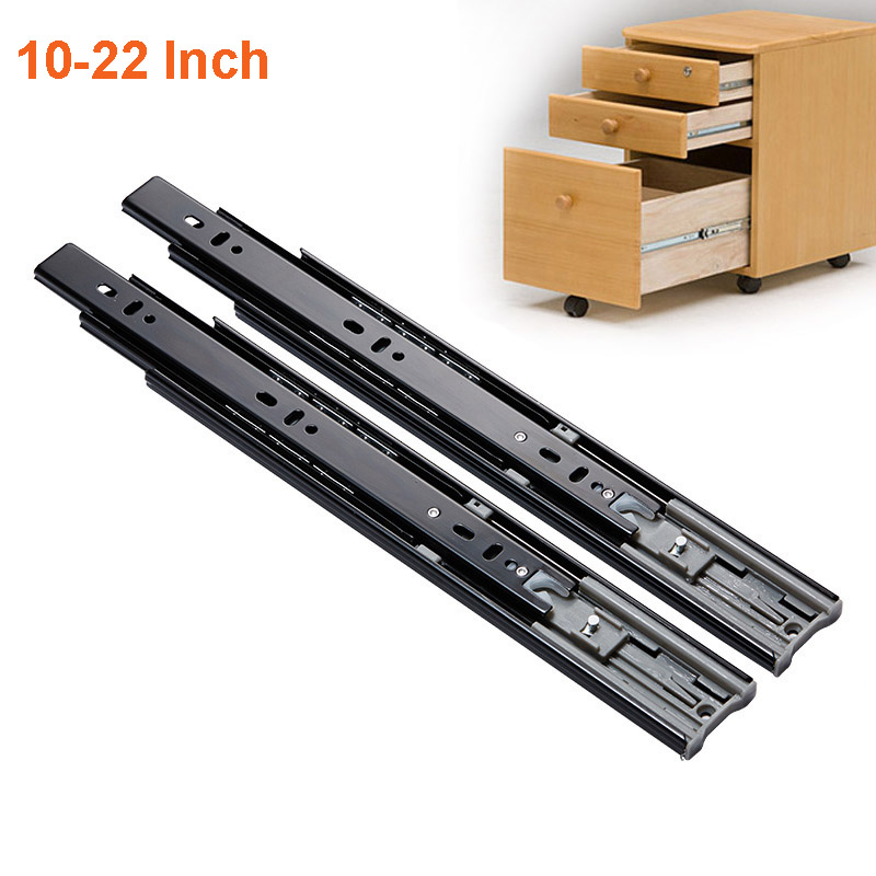 Furniture Rails Hardware - 2 adet Metal Tampon Çekmece Slaytları