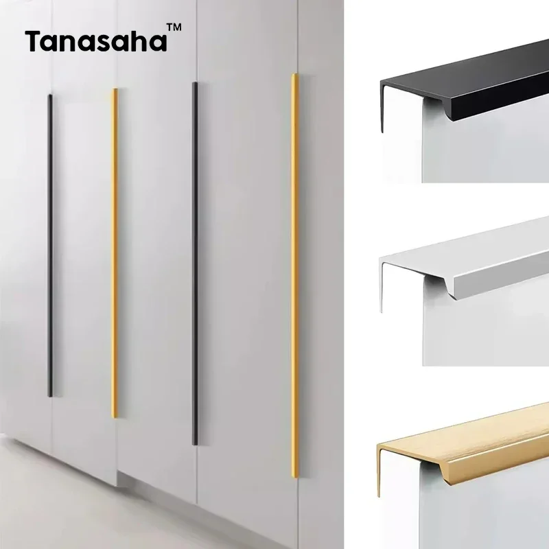 Furniture Hardware Gold - Gizli Mobilya Kulpları Mat Siyah Altın