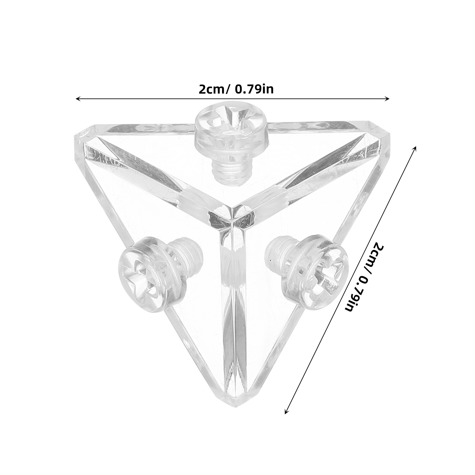 10 Adet Şeffaf Akrilik Köşeli  - Shelf Bracket Pair incelemesi ve fiyatı