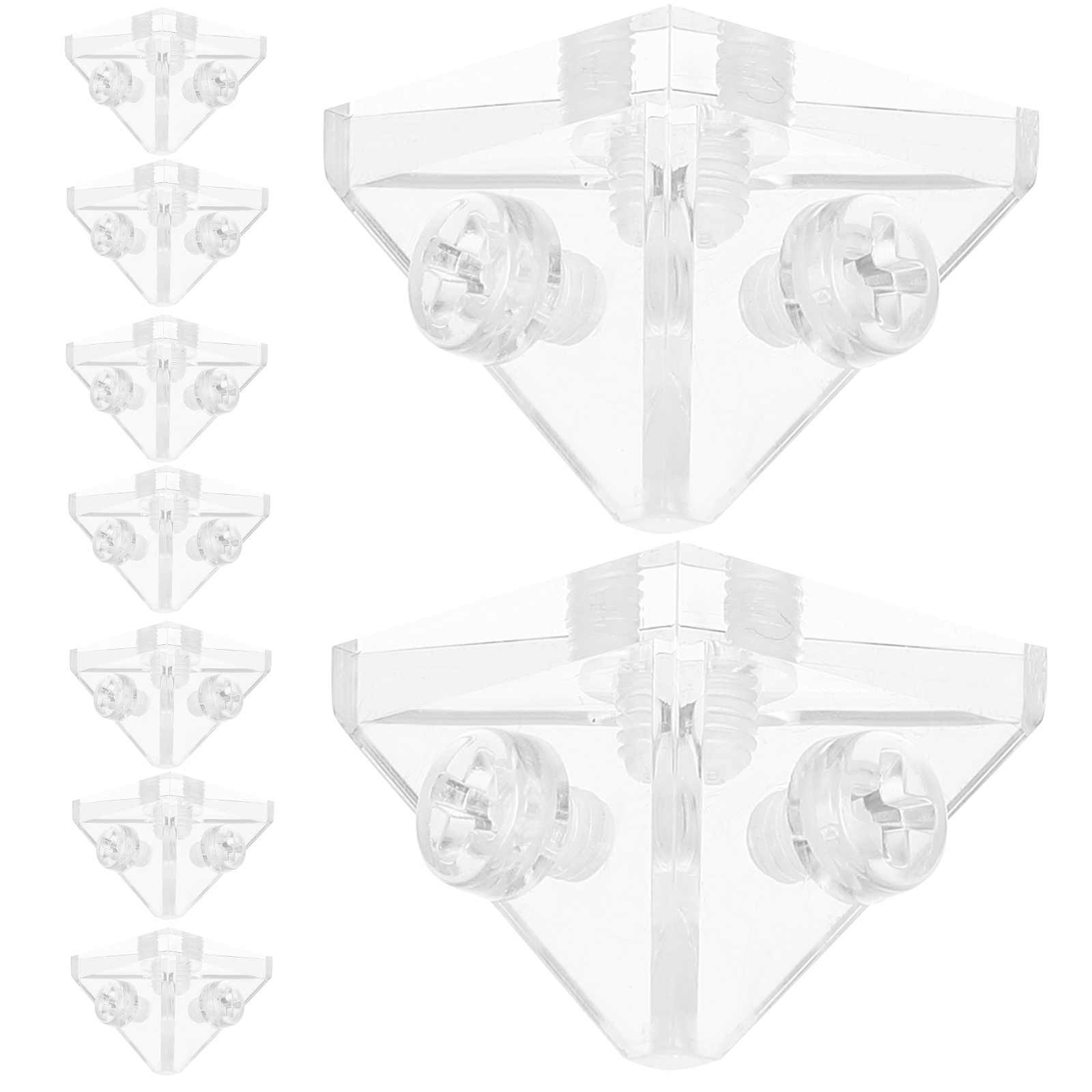 10 Adet Şeffaf Akrilik Köşeli  - Shelf Bracket Pair incelemesi ve fiyatı