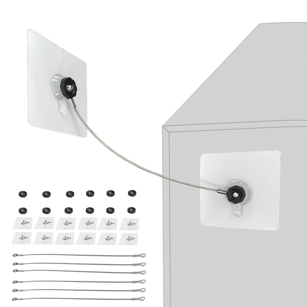 6'lı Paket Devrilme Önleyici M - Furniture Interlocking Hardware incelemesi ve fiyatı