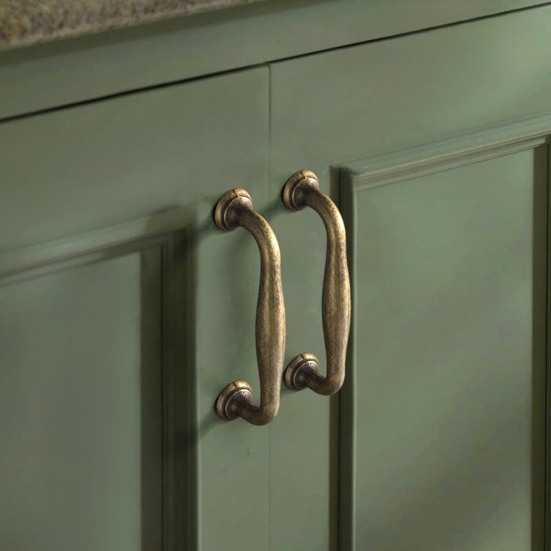 Antika Bronz Gardırop Kapısı v - Furniture Hardware Gold incelemesi ve fiyatı
