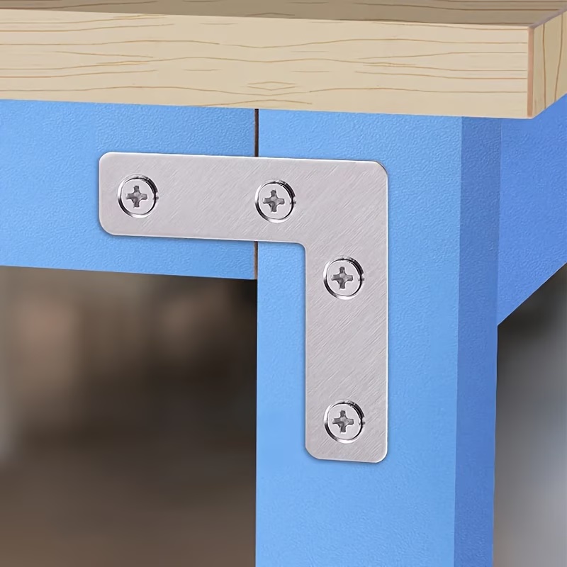 10 adet L Şekli Düz Açı Köşe D - Joint Connector Bracket incelemesi ve fiyatı