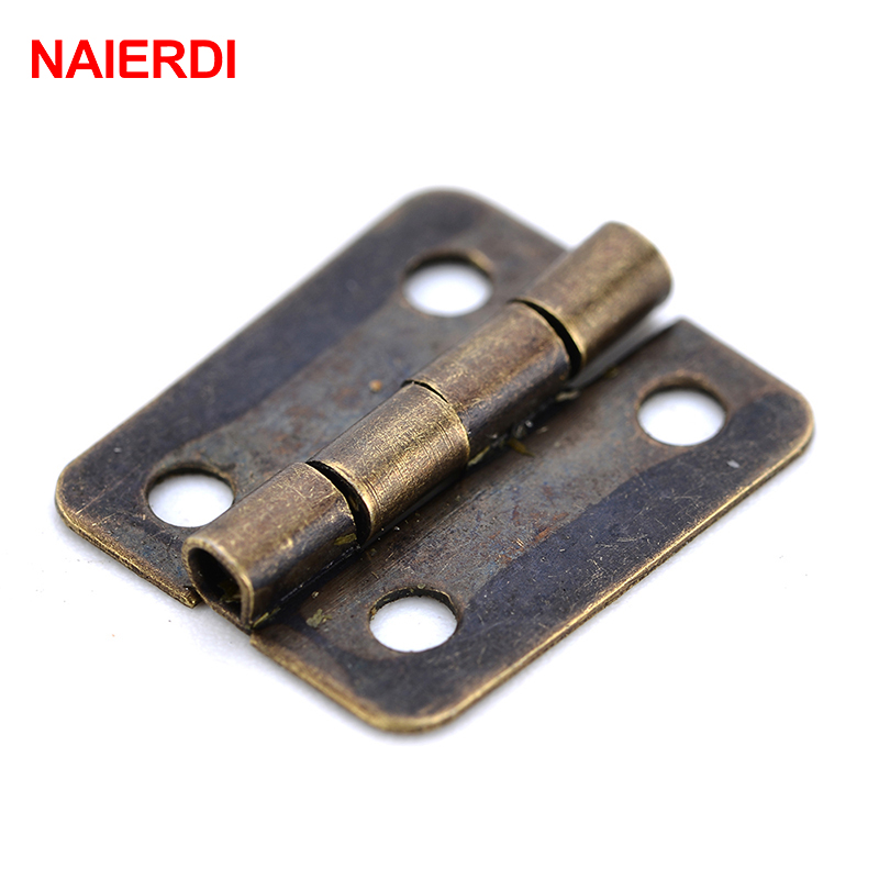50 adet NAIERDI antika menteşe - Furniture Hardware Gold incelemesi ve fiyatı