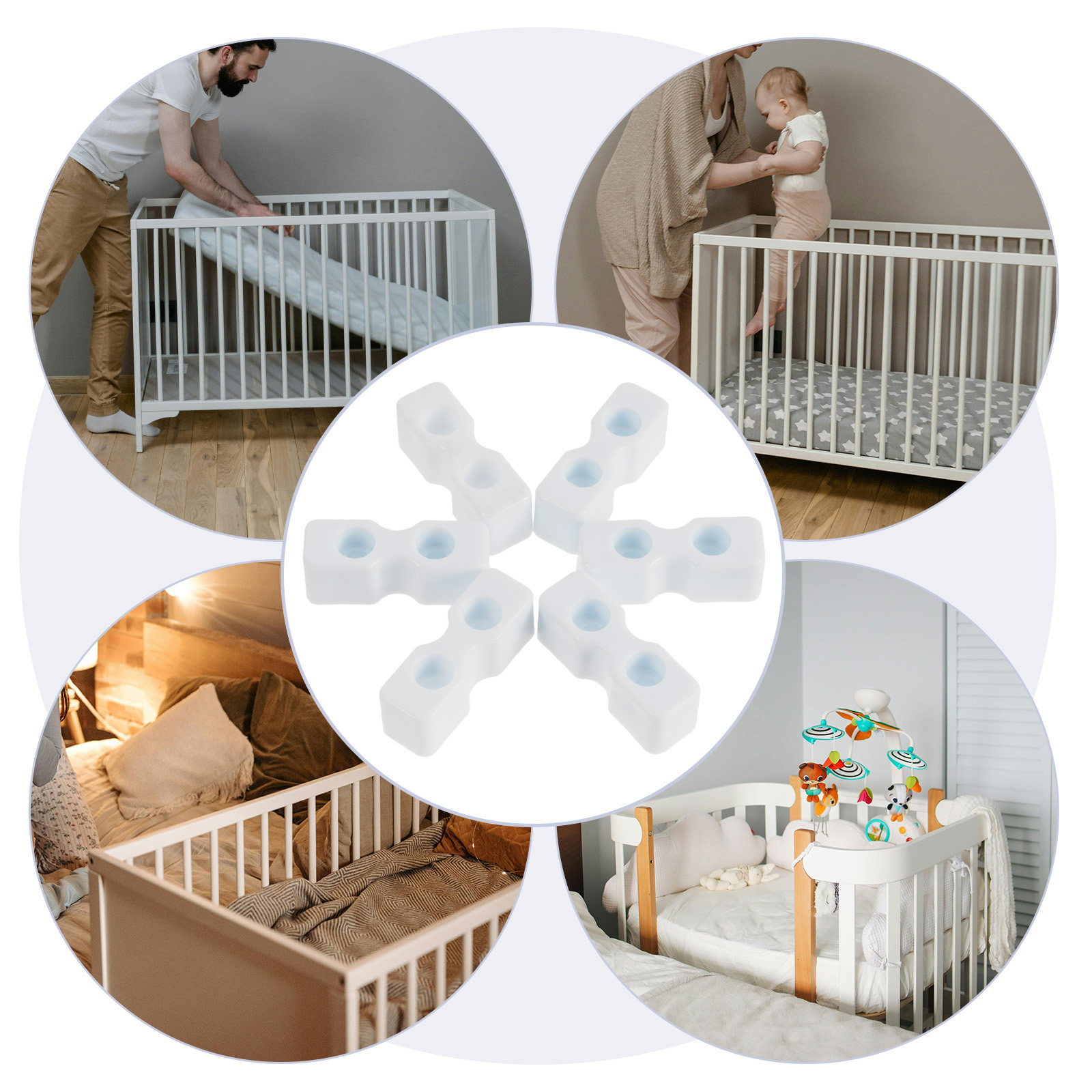 20 Adet Bebek Beşiği Vidaları, - Furniture Rails Hardware incelemesi ve fiyatı